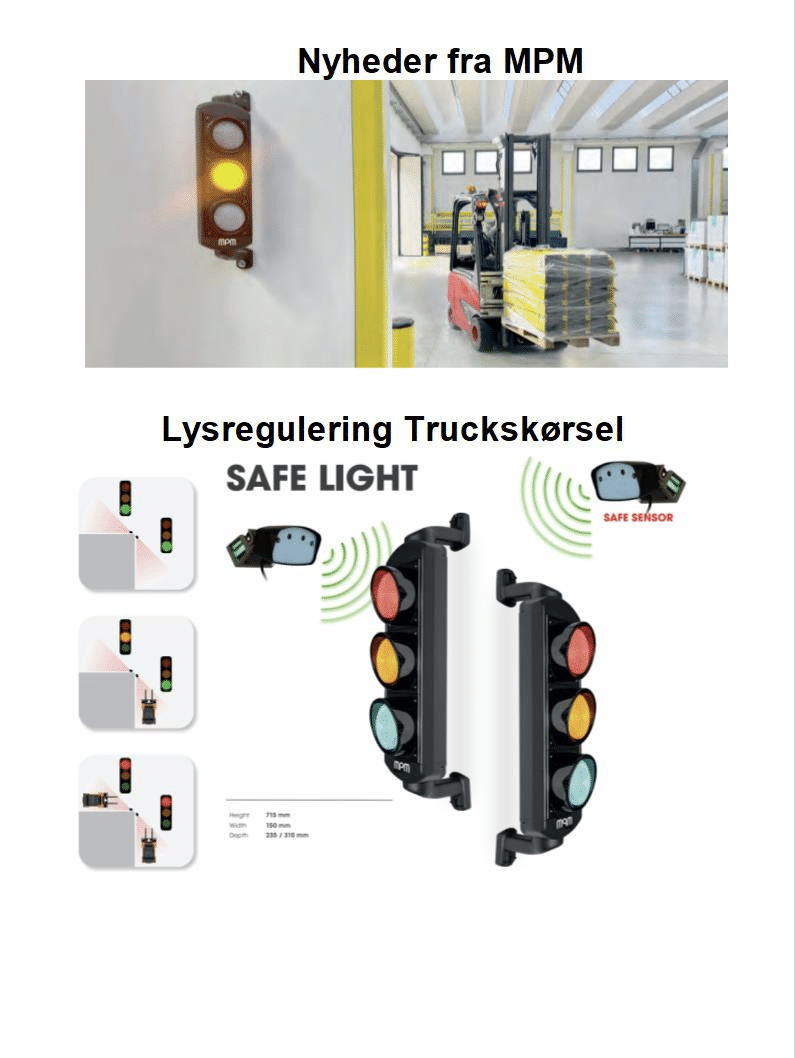 Lysregulering til truckkørsel